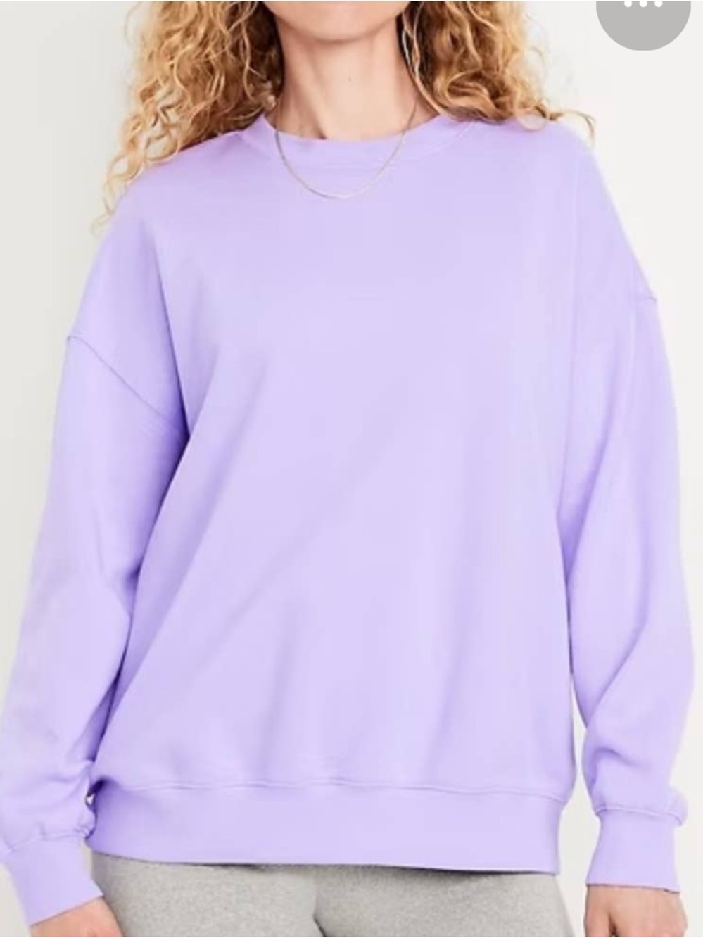 Old‎ Navy Lavender Crewneck Sweatshirt